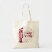Dame Golfer Tote Bag (Voorkant)