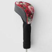Dame Golfer Valentijnsdag  Golfheadcover (Schuin)
