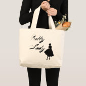 dame grote tote bag (Voorkant (product))