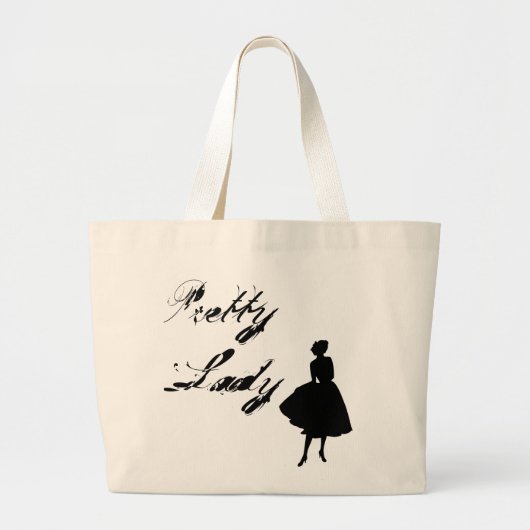 dame grote tote bag (Voorkant)