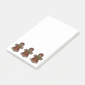 Dame Holiday Kerstkoekje Baken Post-it® Notes (Schuin)