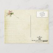 dame in briefkaart (Achterkant)