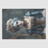 Dame in carnavalskostuum - Decoupage - Tissuepapier (Voorkant)