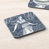 dame in de Bossen Onderzetter (Linkerzijde)