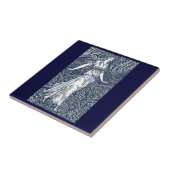 dame in de Bossen Tegeltje (Zijkant)