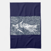 dame in de Bossen Theedoek (Verticaal)