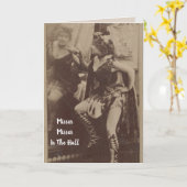  dame in de Kaart van de Mirror Birthday (Gele Bloem)