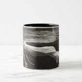 Dame in de koffie tweekleurige koffiemok (Center)