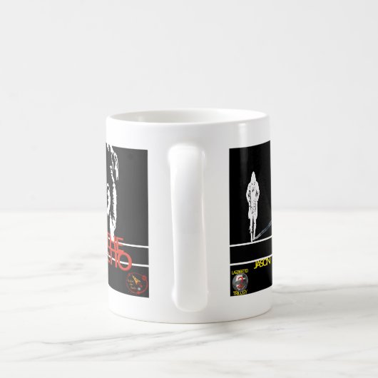 Dame in de koffiebeker Lazaretto Koffiemok (Handvat)