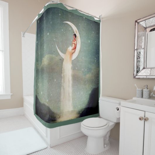 DAME IN DE MAAN DOUCHEGORDIJN (In situ)