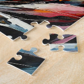 Dame in de sneeuw 250 Stuk Puzzel (Zijkant)