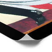 DAME IN DE SPIEGEL, ART DECO SCHOONHEID MODE POSTER (Hoek)