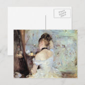 Dame in de Toilet van Berthe Morisot Briefkaart (Voorkant / Achterkant)