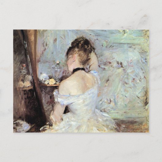 Dame in de Toilet van Berthe Morisot Briefkaart (Voorkant)