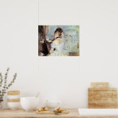 Dame in de Toilet van Berthe Morisot Poster (Keuken)
