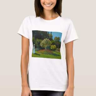 Dame in de tuin 1867 van Claude Monet T-shirt