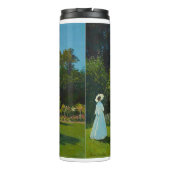 Dame in de tuin 1867 van Claude Monet Thermosbeker (Achterkant)