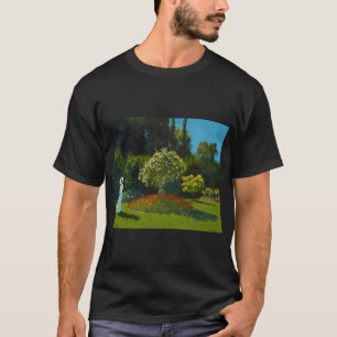 Dame in de tuin Claude Monet tuin botanisch T-shirt