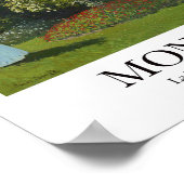 Dame in de tuin door Claude Monet Poster (Hoek)