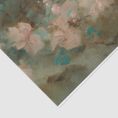 Dame in de tuin tissuepapier (Detail)