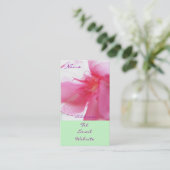 Dame in de wind visitekaartje (Staand voorkant)