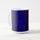 Dame in de wintertijd koffiemok (Voorkant links)