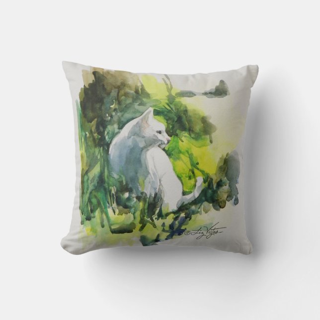 Dame in de zon kussen (Voorkant)