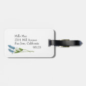 Dame in een tuin Bagagelabel (Achterkant horizontaal)