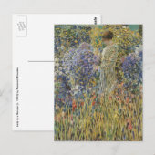 Dame in een tuin van Frederick Frieseke, fijne kun Briefkaart (Voorkant / Achterkant)