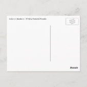 Dame in een tuin van Frederick Frieseke, fijne kun Briefkaart (Achterkant)