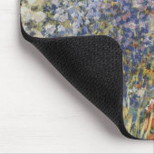 Dame in een tuin van Frederick Frieseke, Fijne Kun Muismat (Hoek)