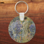 Dame in een tuin van Frederick Frieseke, fijne kun Sleutelhanger (Voorkant)