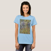 Dame in een tuin van Frederick Frieseke, fijne kun T-shirt (Voorkant volledig)