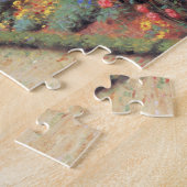 Dame in een tuinpuzzel legpuzzel (Zijkant)