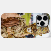 Dame in gouden kostuum en masker Case-Mate iPhone case (Achterkant (horizontaal))