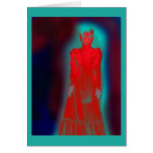 Dame in het rood (Voorkant)