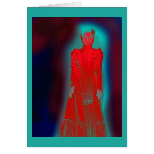 Dame in het rood (Voorkant)