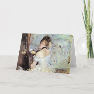 Dame in het Toilet door Berthe Morisot Kaart