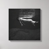 Dame in het water canvas afdruk (Voorkant)