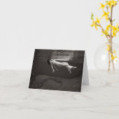 Dame in het Water Kaart (Gele Bloem)