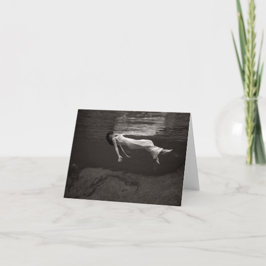 Dame in het Water Kaart (Voorkant)