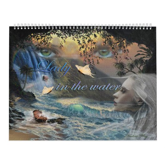 Dame in het water kalender (Hoes)