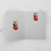 Dame in Rode Donkere Lege Kaart (Binnen)