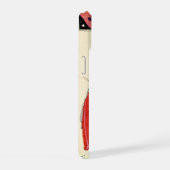 DAME IN ROOD, MODIEUZE KOSTUUMONTWERP MONOGRAM iPhone 15 CASE (Rechterkant)