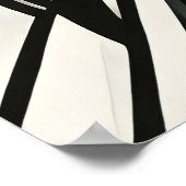 Dame in Silhouette Art Deco Poster (Hoek)
