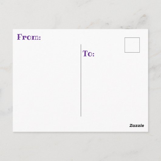 "DAME IS EINDELIJK MET PENSIOEN " BRIEFKAART (Achterkant)