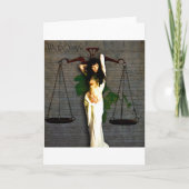 Dame Justice Kaart (Voorkant)