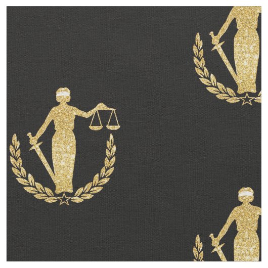 Dame Justice Material Fabric Stof (Close Up)