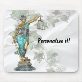 Dame Justice on Satin and Ivy Muismat