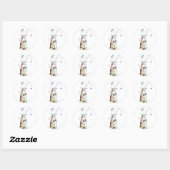 Dame Justitia Ronde Sticker (Vel)